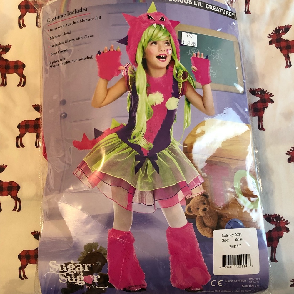 Girls monster costume